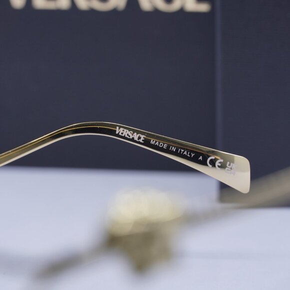 Versace VE2288 1002/6X Square Sunglasses – Gold/Violet Gradient - Picture 7 of 9